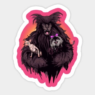 Edgar, Rankle, and Rose Sticker